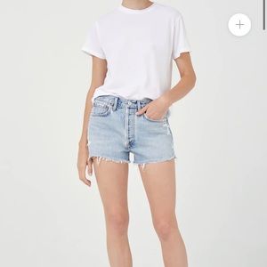 NWT Agolde Parker Denim shorts Size 27